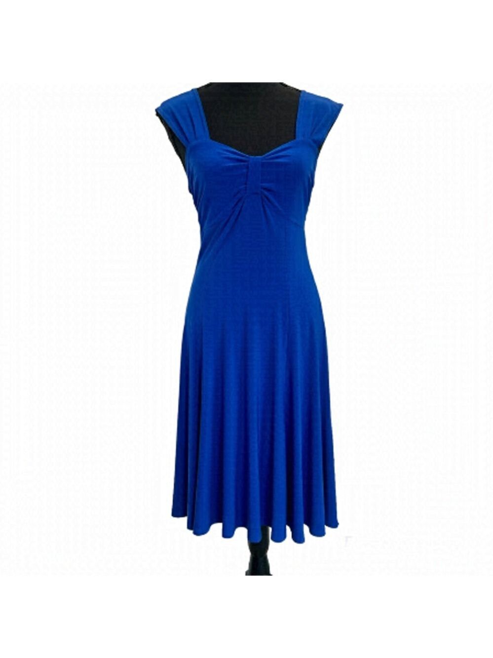 JOSEPH ribkoff cobalt blue sweetheart neckline dress Sz 8